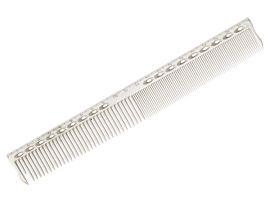 Расческа для стрижки с линейкой 22 см белая - Профессиональная косметика для волос