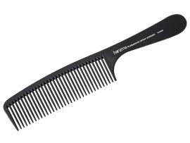 Расческа с ручкой (карбон) 19,5см - Оборудование для парикмахерских и салонов красоты