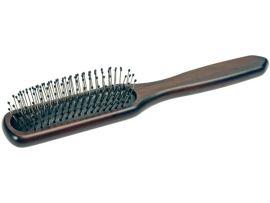 Щётка массажная деревянная узкая темная - Оборудование для парикмахерских и салонов красоты