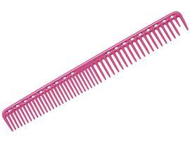 Расческа для стрижки редкозубая длинная розовая - Фены для волос