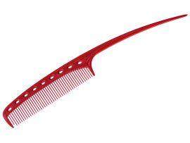 Расчёска выгнутая с хвостиком красная - Оборудование для парикмахерских и салонов красоты