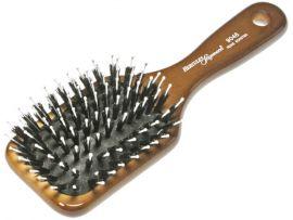 Щётка деревянная с комбинированной щетиной, 8 рядов - Профессиональная косметика для волос