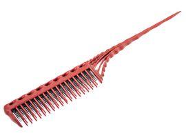 Расчёска для начёса красная - Оборудование для парикмахерских и салонов красоты