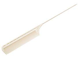 Расческа с длинным хвостиком белая (мелкие зубцы) - Массажное оборудование