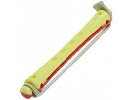 Коклюшки 8,5 мм длинные желто-красные, 12 штук в упаковке - Парикмахерские инструменты