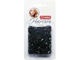 Резинки силиконовые для причесок 150шт/уп черные - Оборудование для парикмахерских и салонов красоты