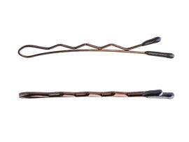 Невидимки Y.S.Park 36 мм коричневые 36 шт - Прямые ножницы
