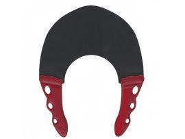 Воротник для стрижки и окрашивания 0.3мм, черный с красным - Оборудование для парикмахерских и салонов красоты