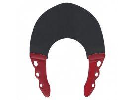 Воротник для стрижки и окрашивания 0.6мм, черный с красным - Прямые ножницы