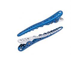 Комплект зажимов Shark Clip (8 штук), синий, Shark Clip blue - Маникюр-Педикюр инструменты