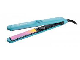 Щипцы Rainbow 230° с радужным антистатическим покрытием, голубые - Оборудование для парикмахерских и салонов красоты