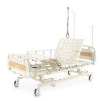 Кровать медицинская механическая для лежачих больных E-31 (ММ-3014Н-00) (3 функции) с ростоматом и полкой - похожие