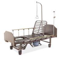 Кровать медицинская механическая для лежачих больных YG-6 (ММ-2124Н-12) ЛДСП с туалетным устройством и судном с крышкой, функцией «кардиокресло», в комплекте с матрасом - похожие