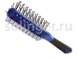 Щетка Hairway Vent blue туннел.двухсторонняя - Оборудование для парикмахерских и салонов красоты
