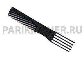 Расческа Titania вилка 185 мм, черная ( - Оборудование для парикмахерских и салонов красоты