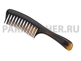 Расческа Titania гребень с руч.205 мм, коричневая ( - Оборудование для парикмахерских и салонов красоты