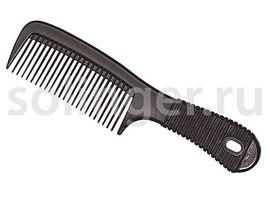 Расческа Titania гребень с руч.205 мм, черная ( - Оборудование для парикмахерских и салонов красоты