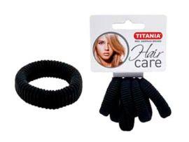 Резинки Titania 3,5см 6 шт/уп черные 7871 - Профессиональная косметика для волос