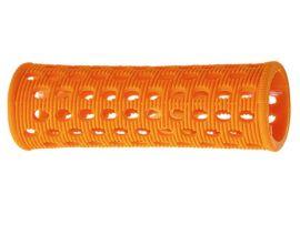 Бигуди Sibel пласт. 23 мм оранж. 10 шт/уп - Прямые ножницы