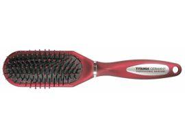 Щетка Titania массажная 7-рядная 23,5см 1633 красная - Оборудование для парикмахерских и салонов красоты